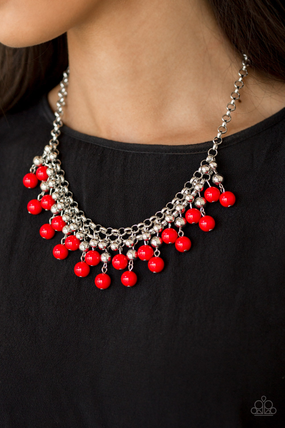 Paparazzi Necklace ~ Turn It Up - Red – Paparazzi Jewelry | Online Store |  DebsJewelryShop.com